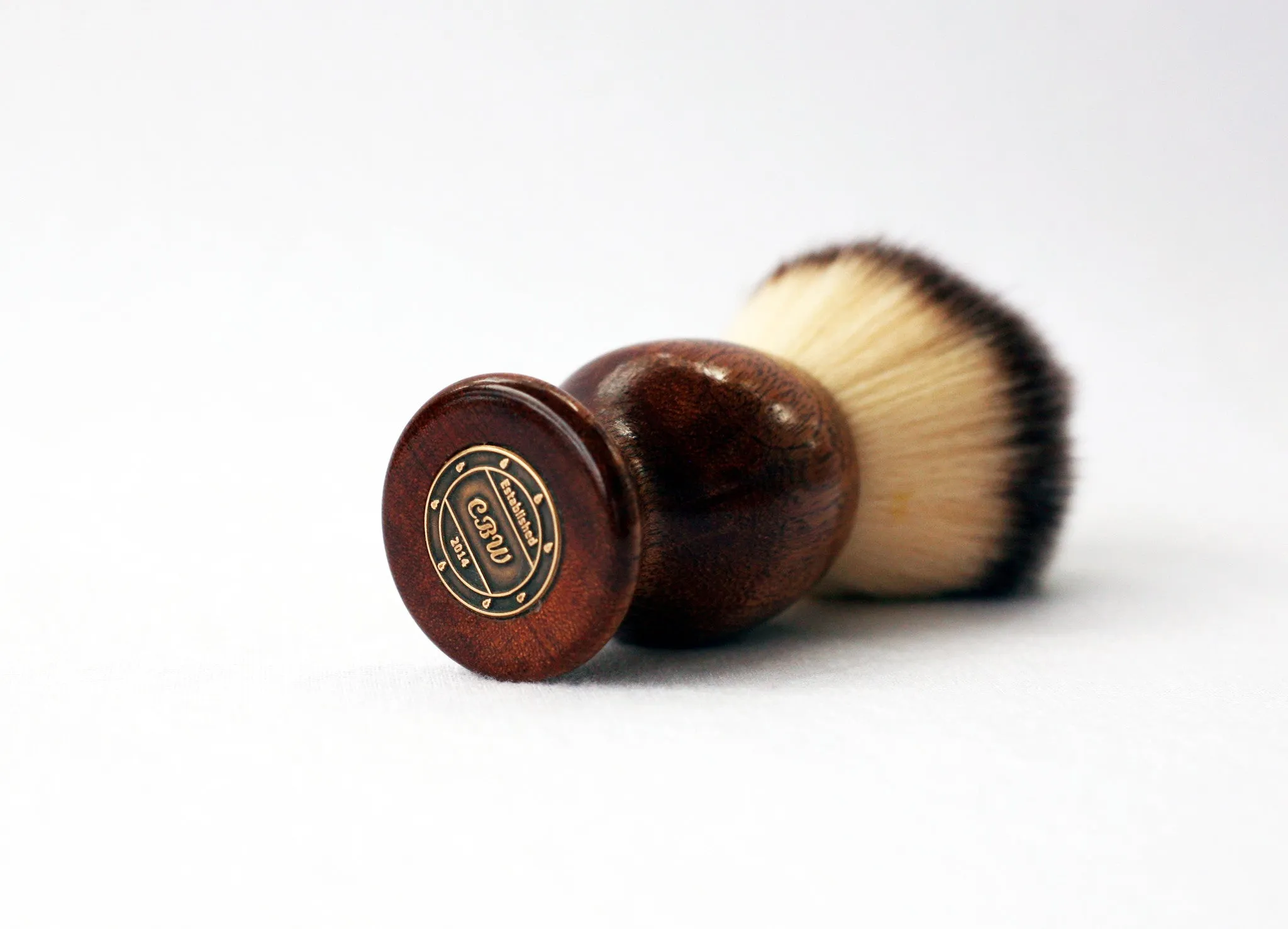 Mahogany Plisson Lather Brush