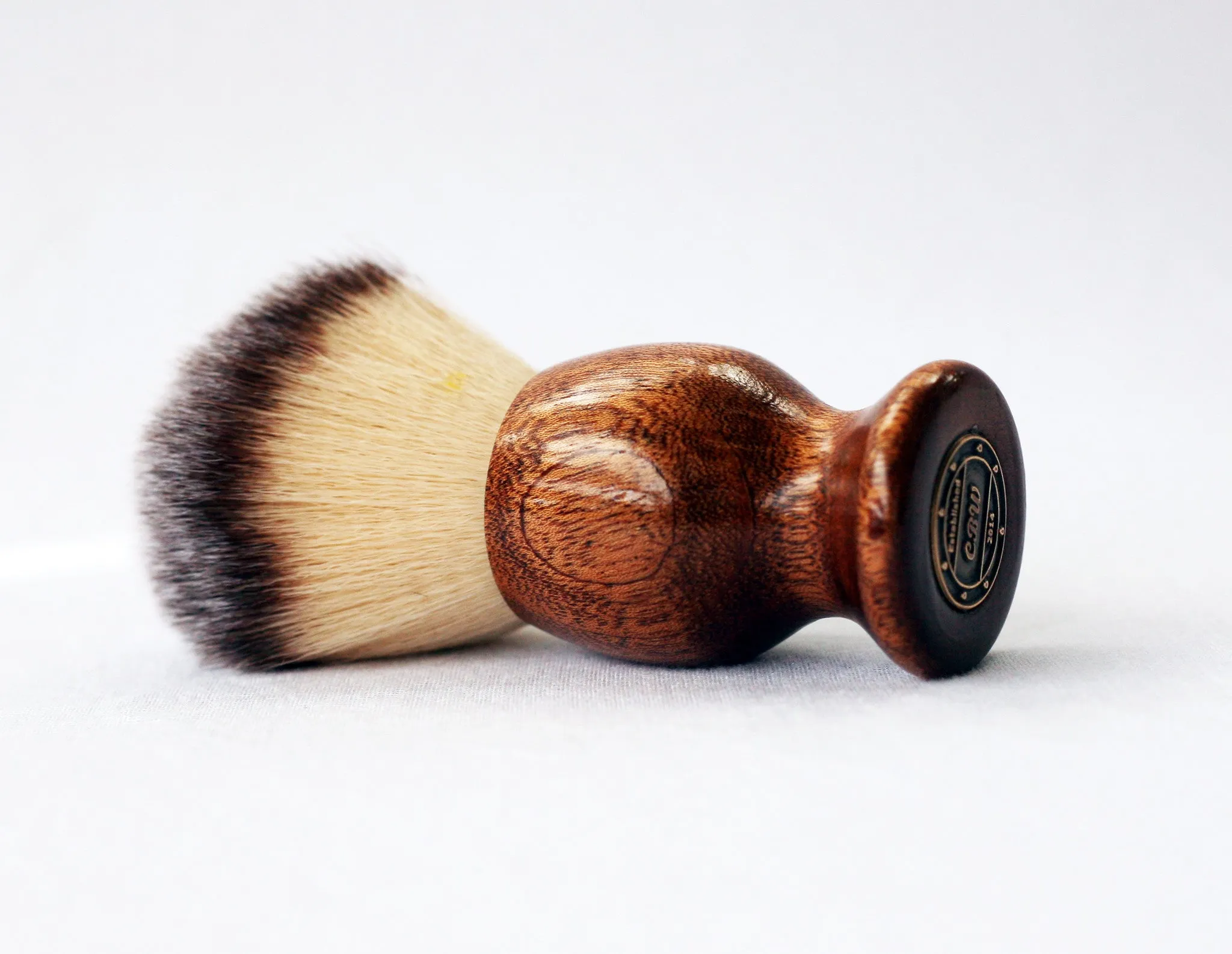 Mahogany Plisson Lather Brush