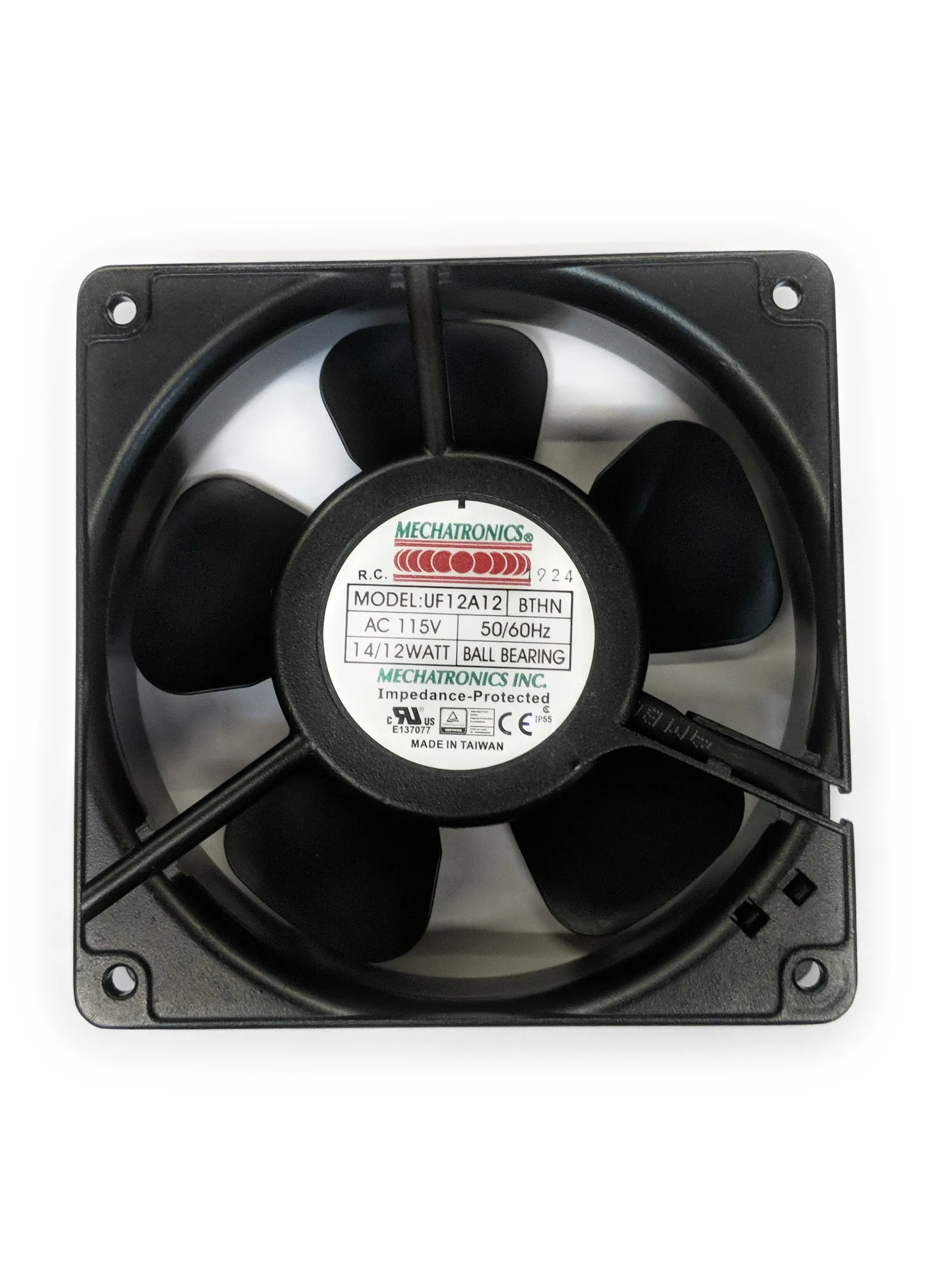 Mechatronics 120mm (120x120x38) 115V AC High Speed IP55 Rated Fan UF12A12-BTHNR