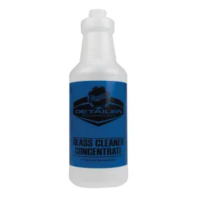 Meguiar's® Detailer D20120 Pre-Labeled Bottle, 32 oz, Use With: Glass Cleaner Concentrate