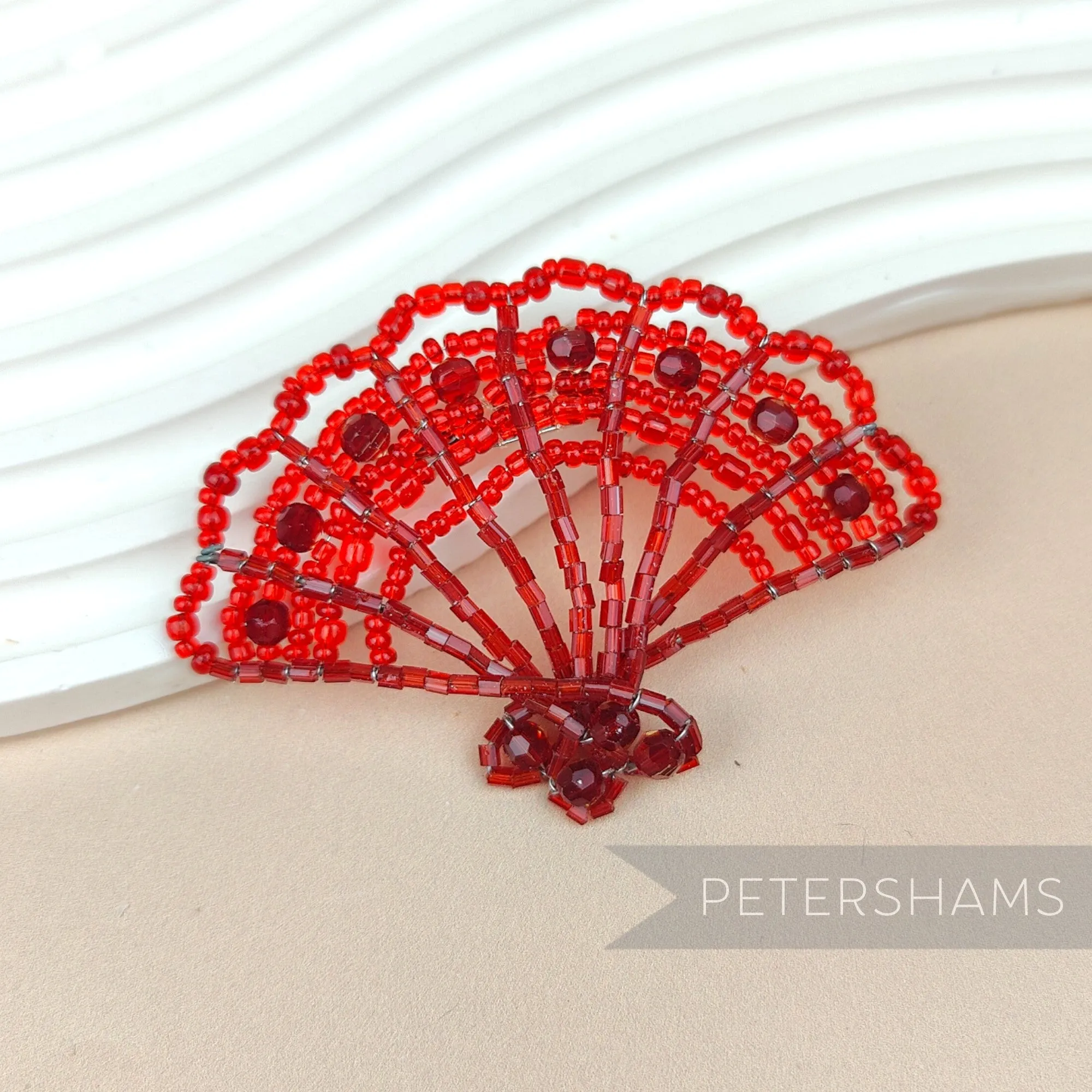 Mini Beaded Fan Trim