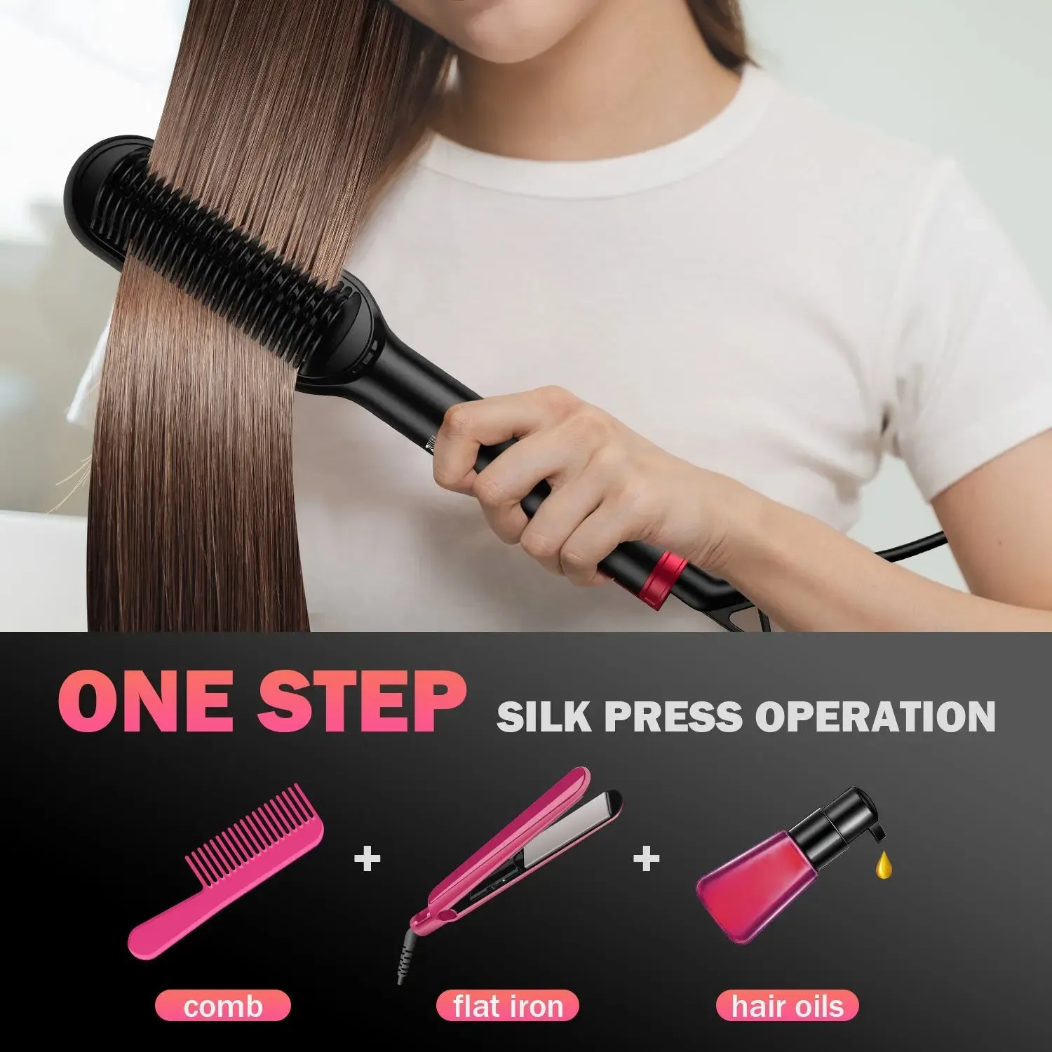 MiroPure Hair Straightener Brush