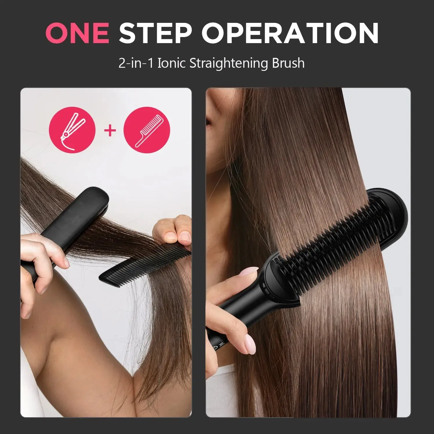 MiroPure Hair Straightener Brush