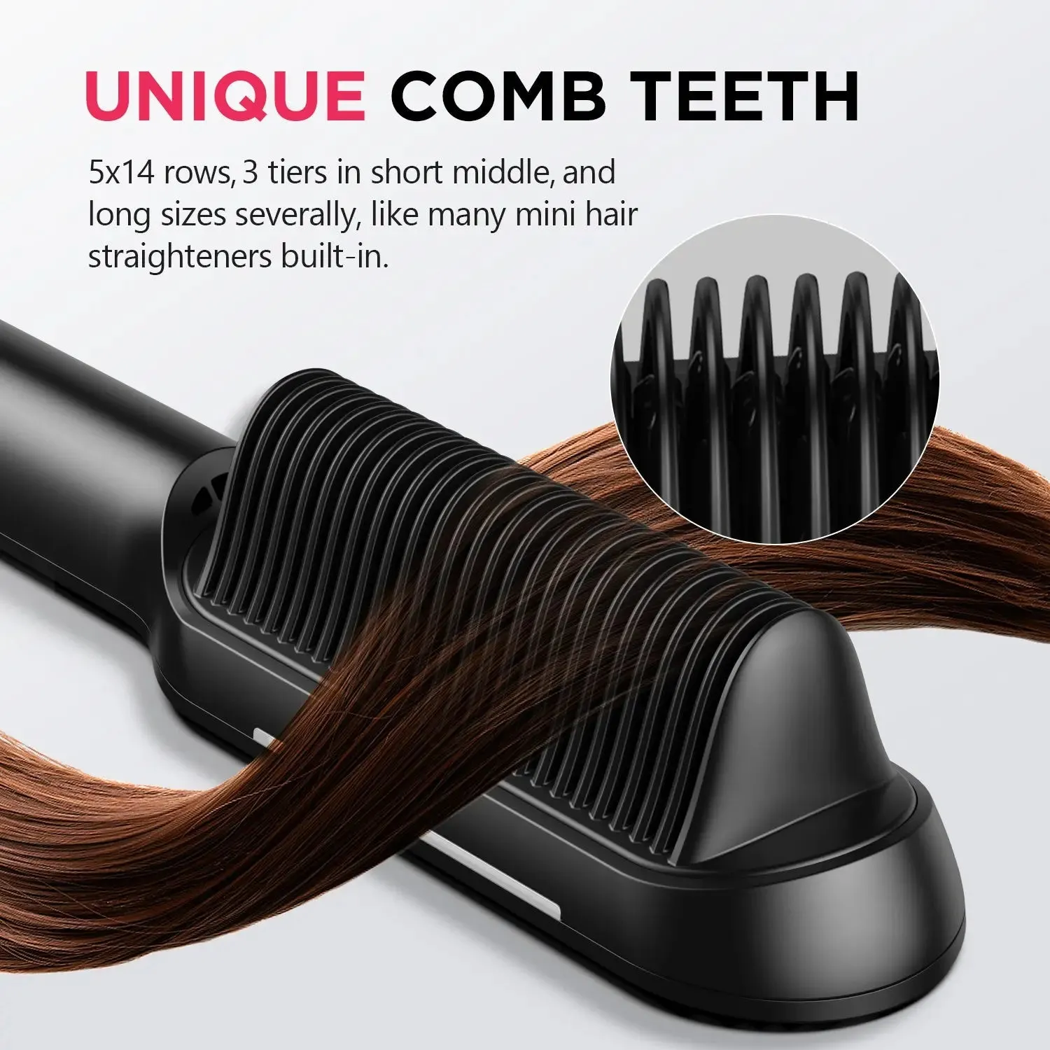 MiroPure Hair Straightener Brush