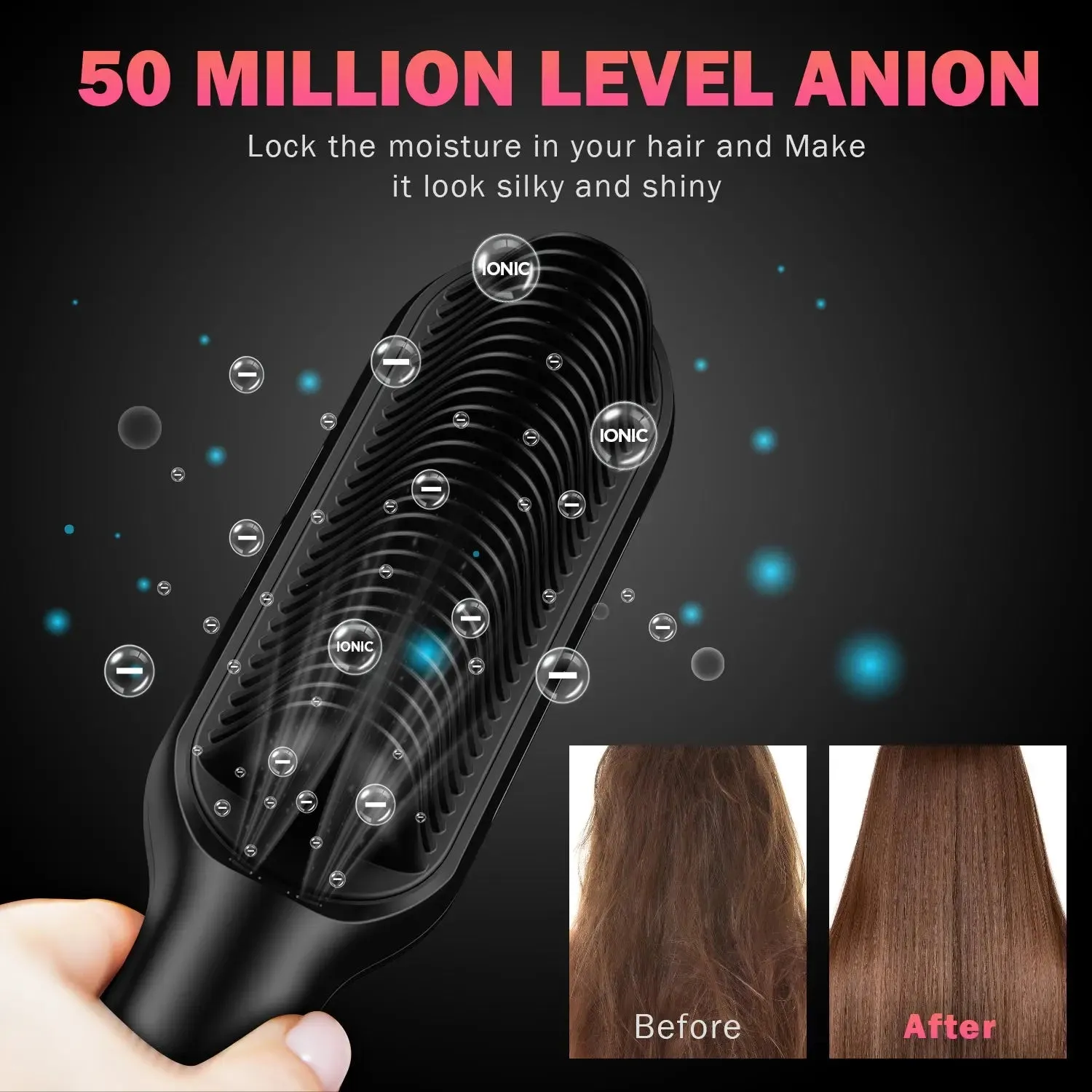 MiroPure Hair Straightener Brush