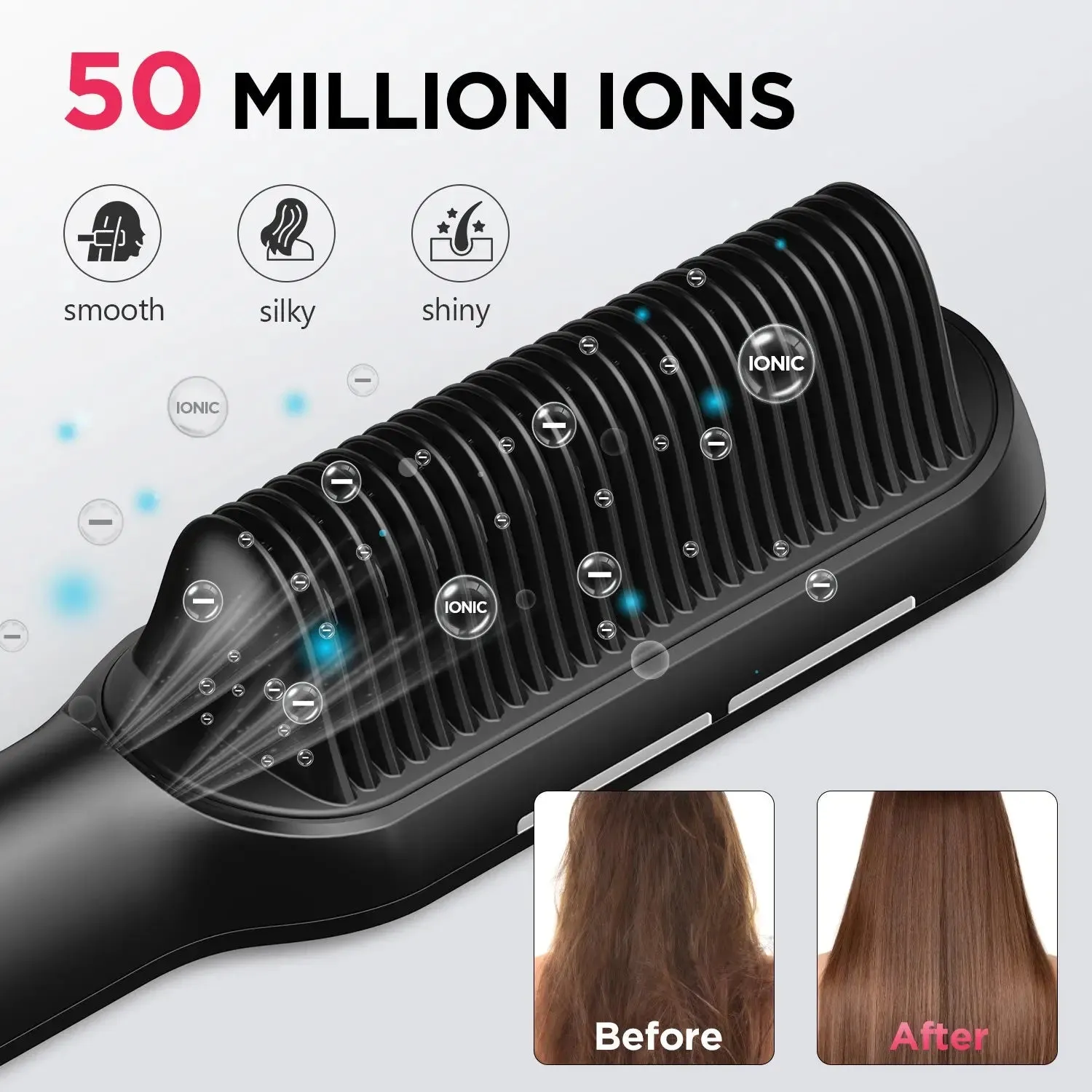 MiroPure Hair Straightener Brush