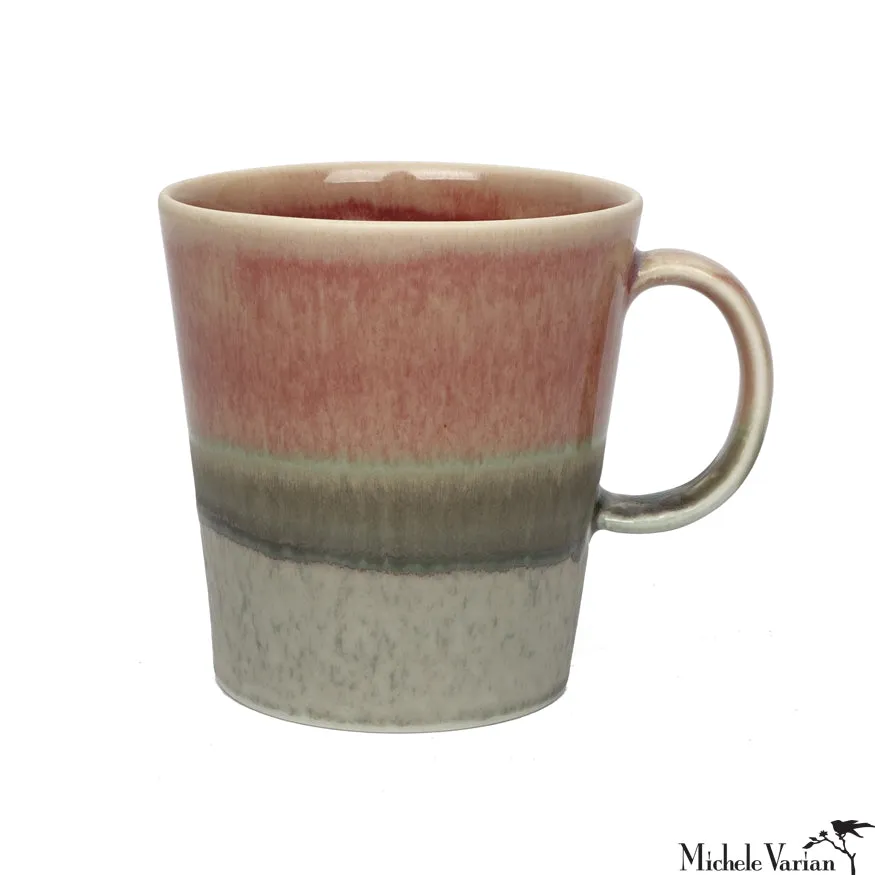 Multi Colored Mug Rouge and Sage