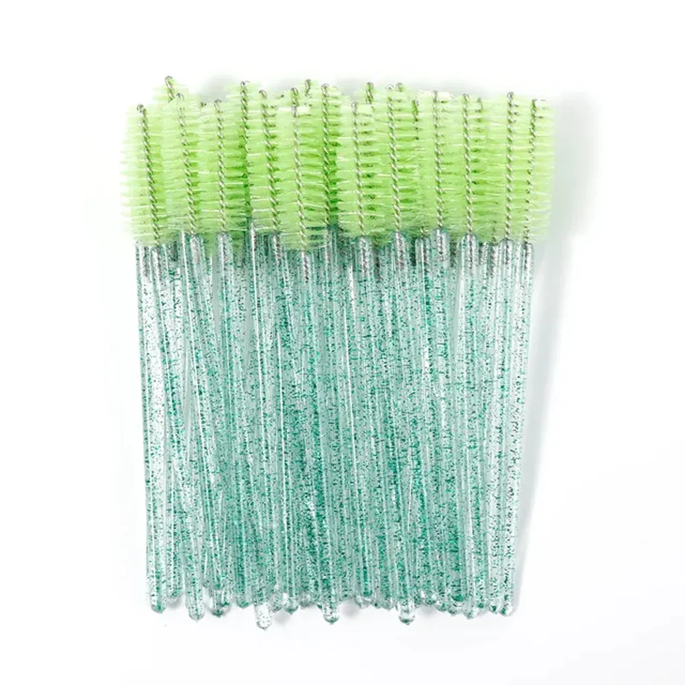 (NET) Eyelash Brush Crystal Mascara Wands 50 Pcs