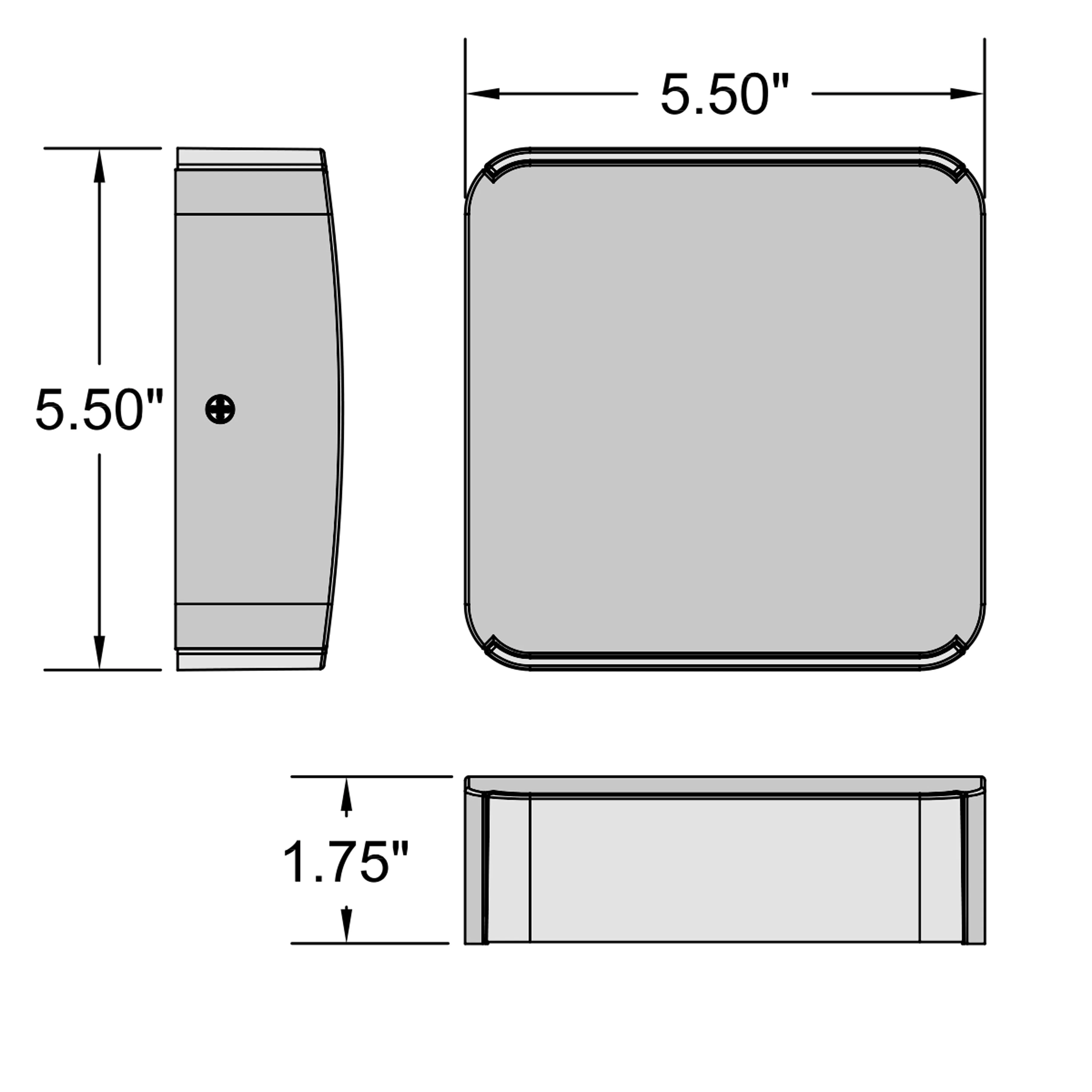 Newport Bi-Directional Outdoor LED Wall Mount Sconce Light