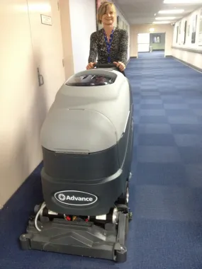 Nilfisk-Advance Adphibian Walk Behind Battery Powered Carpet Extraction Machine