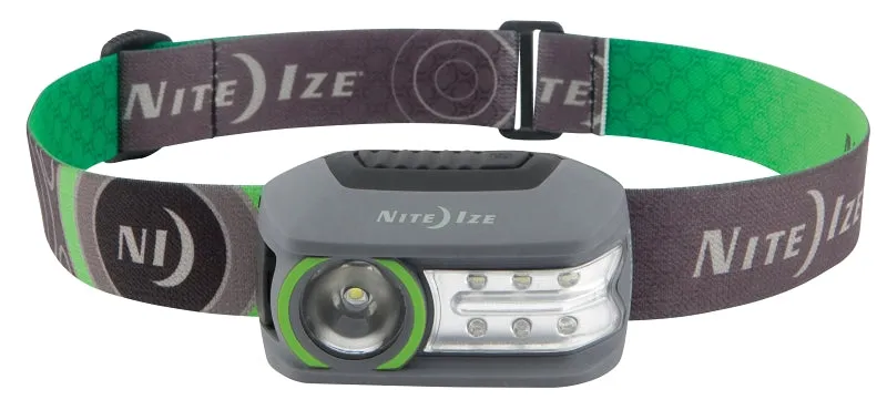 Nite Ize Radiant R250RH-17-R7 Rechargeable Headlamp, Lithium Battery, LED Lamp, 250 Lumens, Flood, Spot Beam :EA: QUANTITY: 1