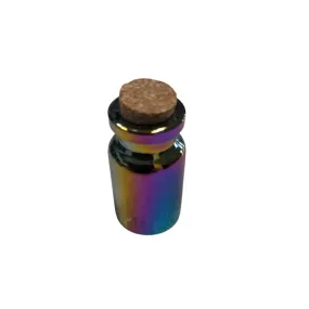 Oil Slick Glass Bottle