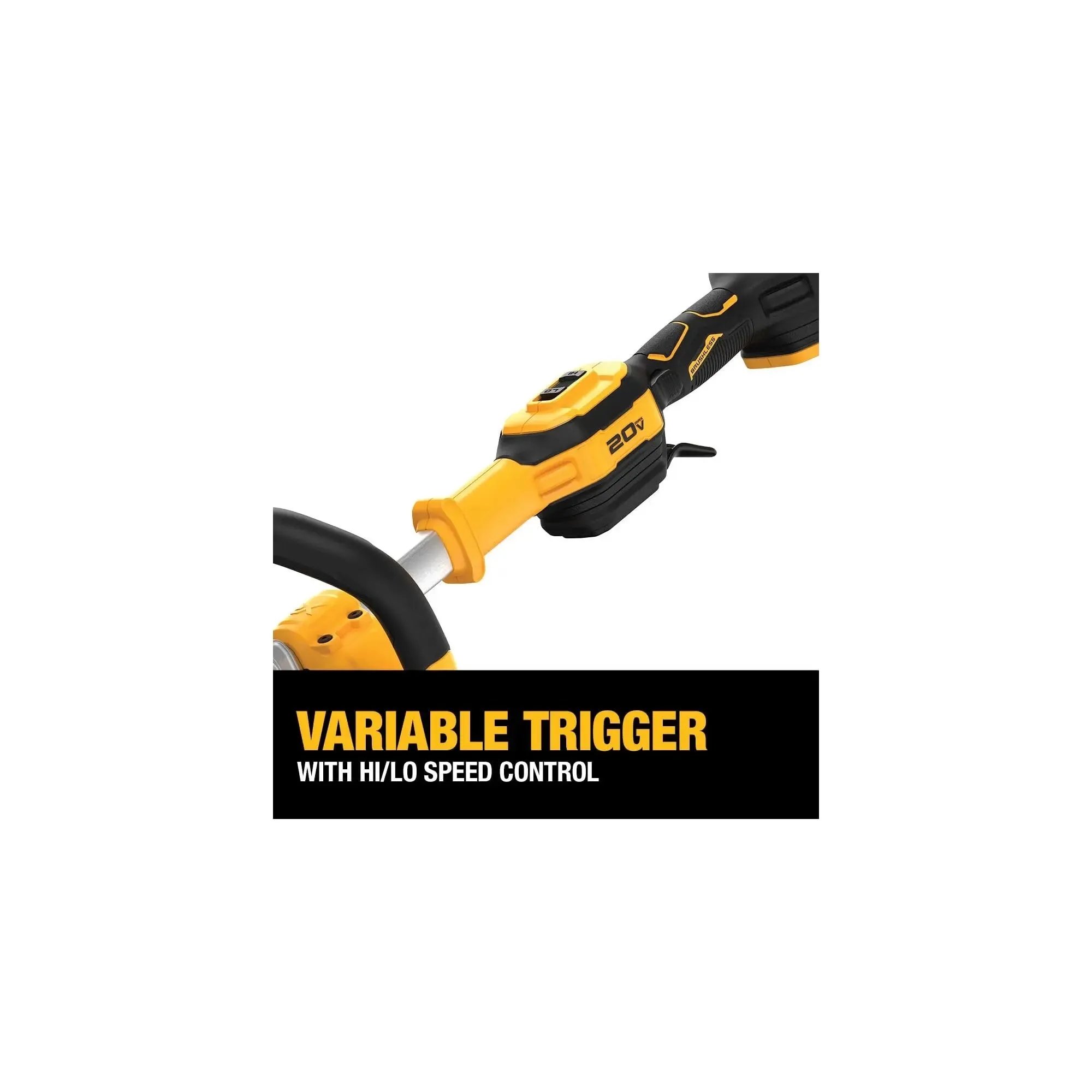 Open Box - DEWALT 20-Volt Electric Cordless Brushless String Trimmer (Tool Only)