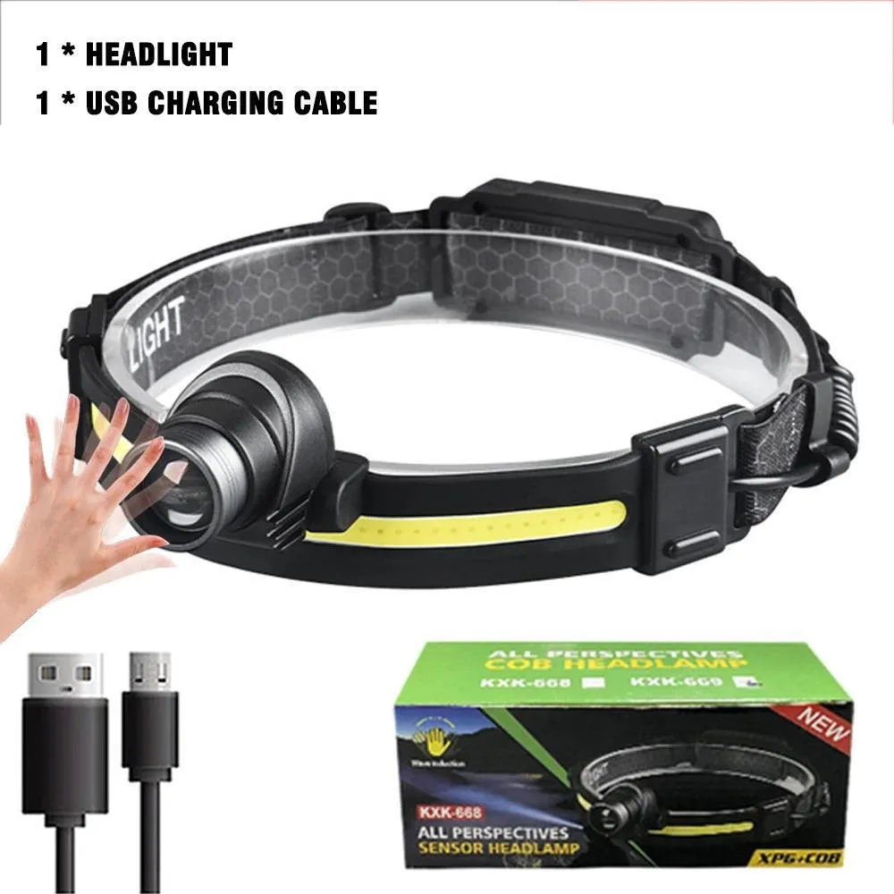 Outdoor Adventure Pro LED Headlamp: Ultimate Waterproof Hands-Free Light for Outdoor Activities