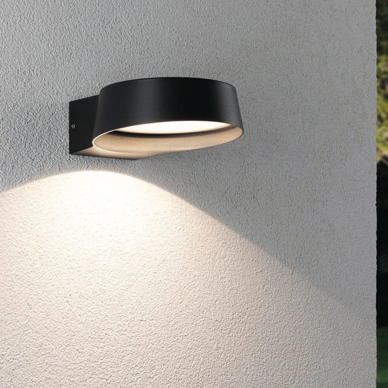 Outdoor Capea Grand 12.5W LED Wall Light in Anthracite