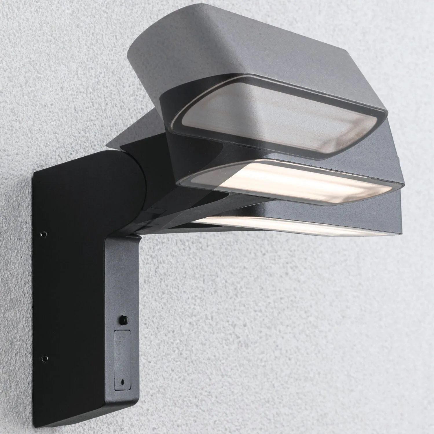 Outdoor Ito 7.5W LED Horizontal Wall Light with Motion Detection in Anthracite