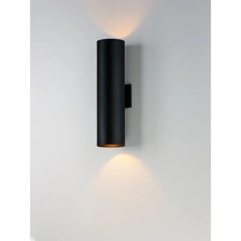 Outpost Two Light 15" Outdoor Wall Lighting Integrated