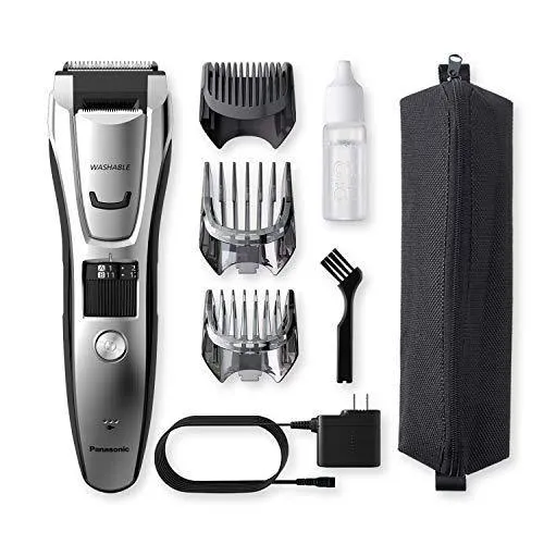 Panasonic Multigroom Beard Trimmer Kit For Face, Head, Body Hair Styling and Grooming, 39 Quick-Adjust Dial Trim Settings, Cordless/Cord, – ER-GB80-S, Silver