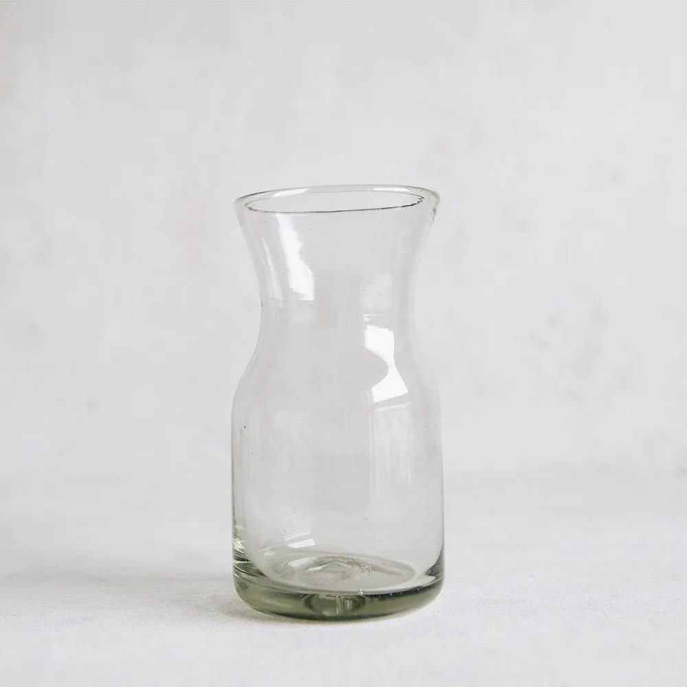 Petite Recycled Glass Carafe