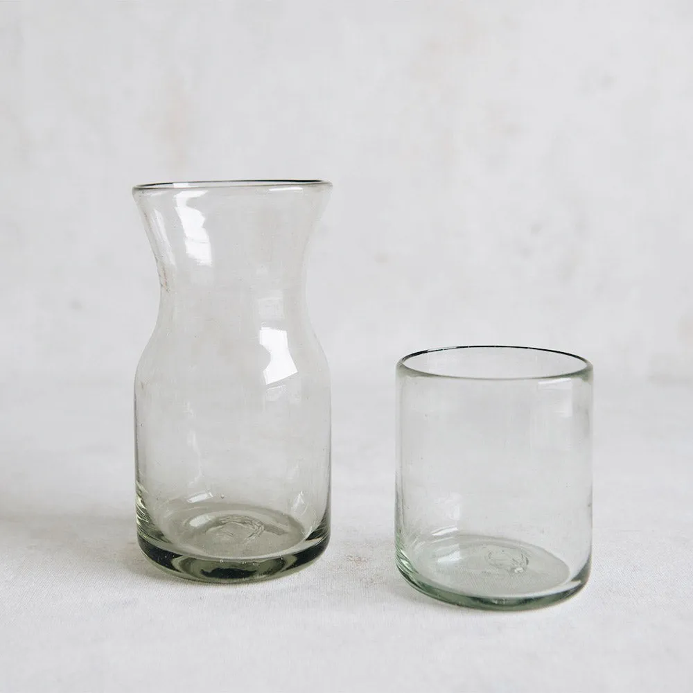 Petite Recycled Glass Carafe