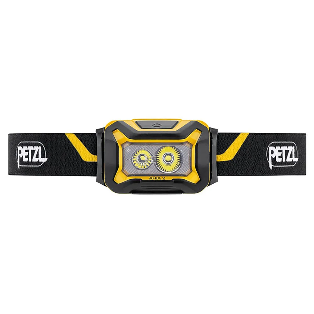 PETZL ARIA 2 HEADLAMP 特殊專業頭燈 450流明 黑黃 E070AA