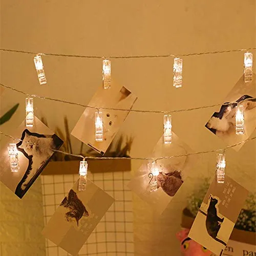 Premium 16 LED Photo Clip String Light for Hanging Photos