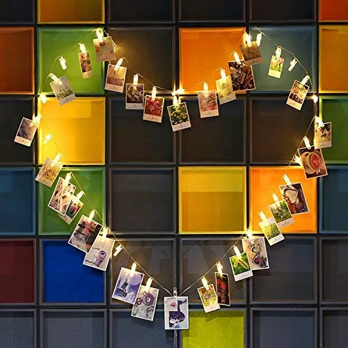 Premium 16 LED Photo Clip String Light for Hanging Photos