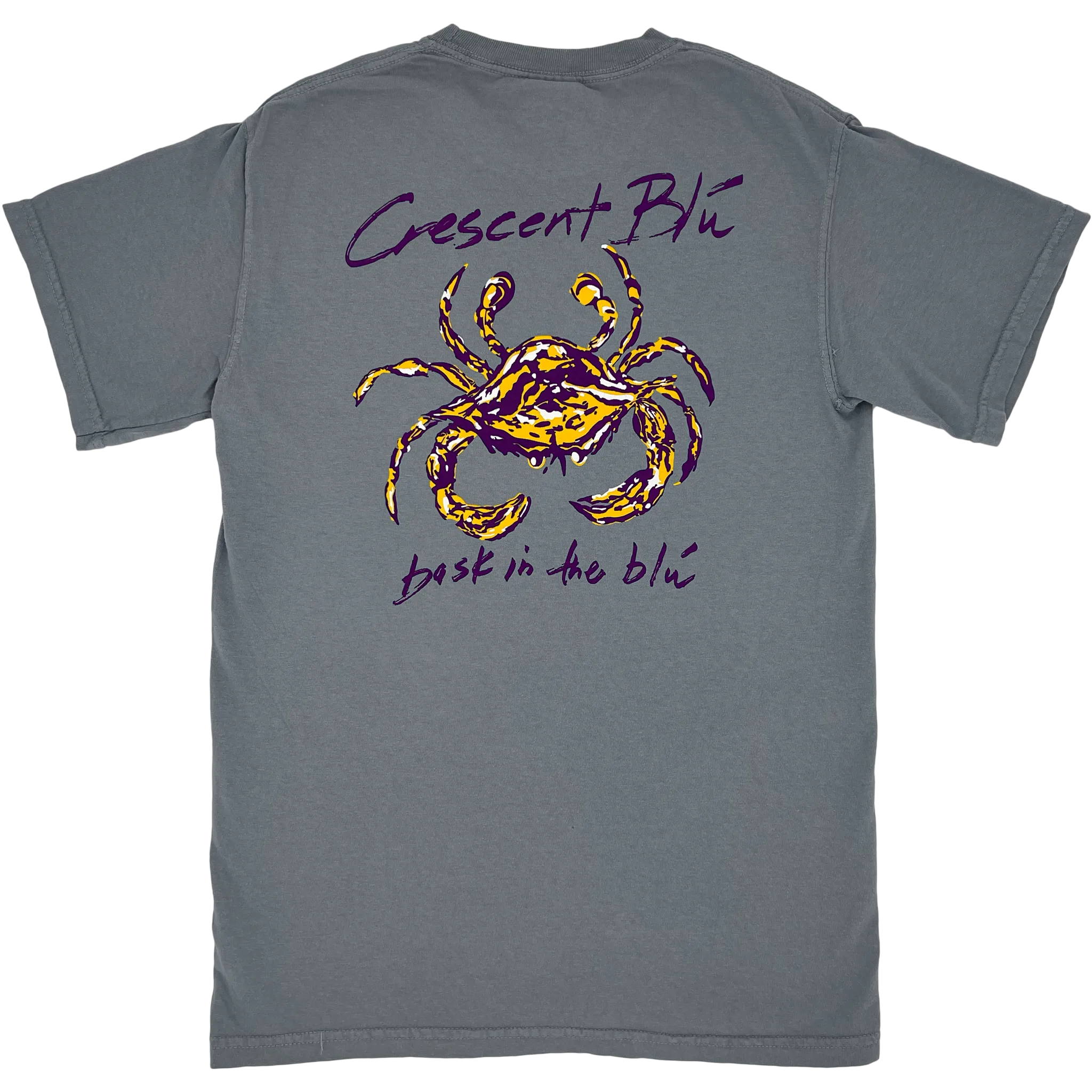 Purple & Gold Adult Short Sleeve T-shirt