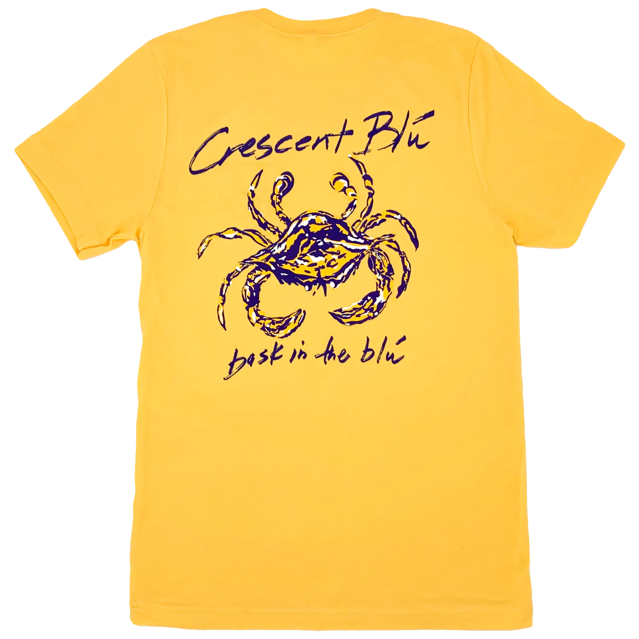 Purple & Gold Adult Short Sleeve T-shirt