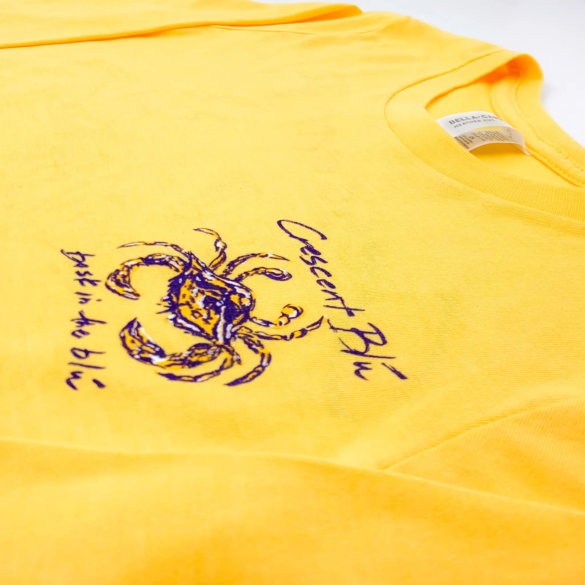 Purple & Gold Adult Short Sleeve T-shirt