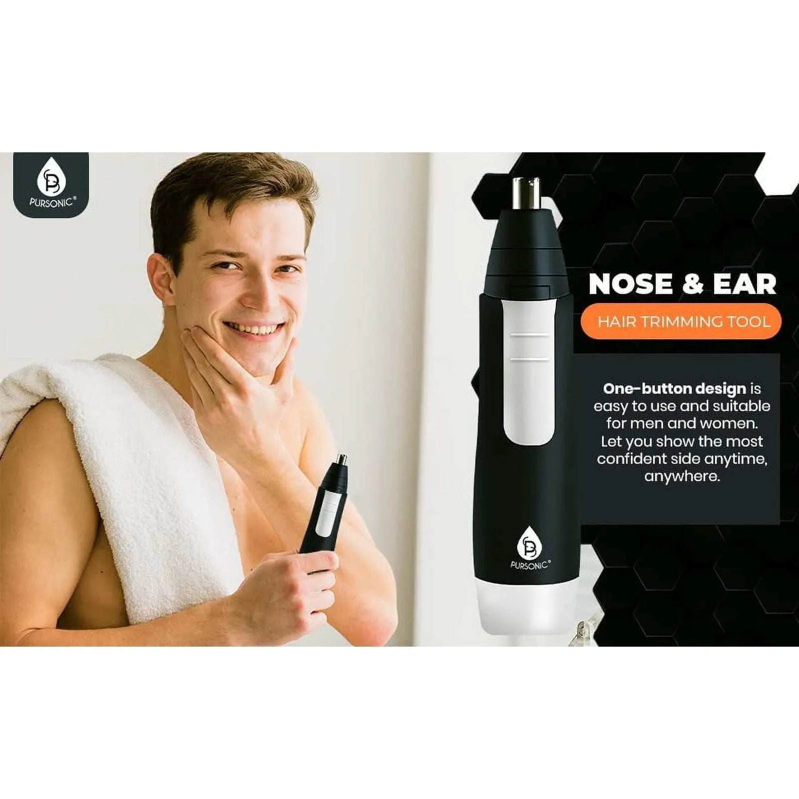 Pursonic Nose and Ear Hair Trimmer