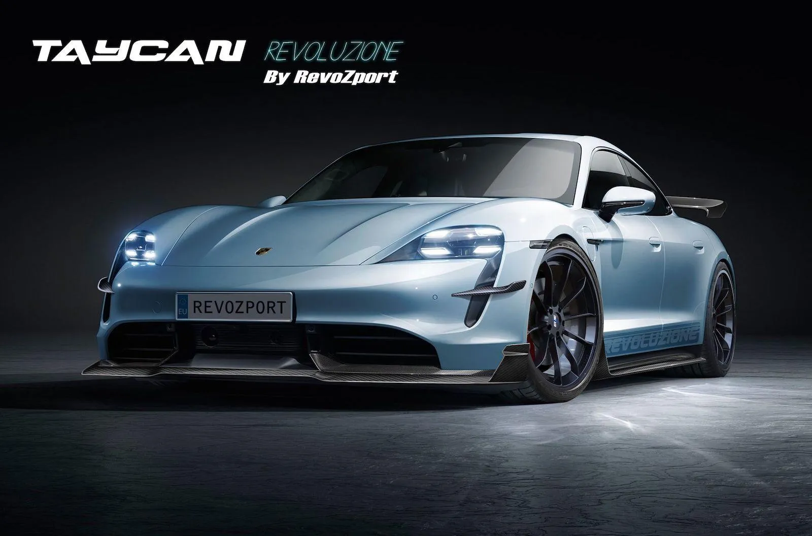 Revozport Revoluzione Carbon Fiber Body kit for Porsche Taycan 4S & Turbo