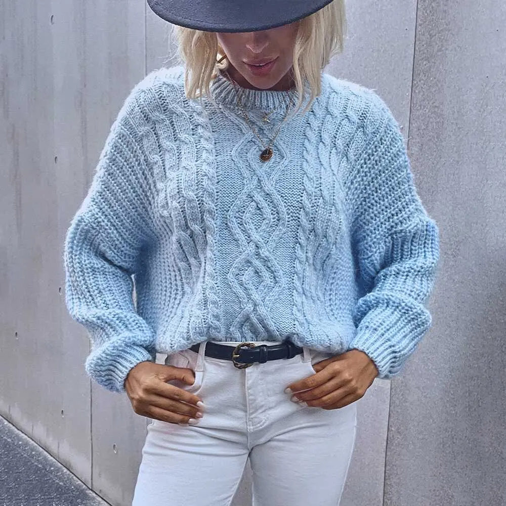 Round Neck Casual Sweater