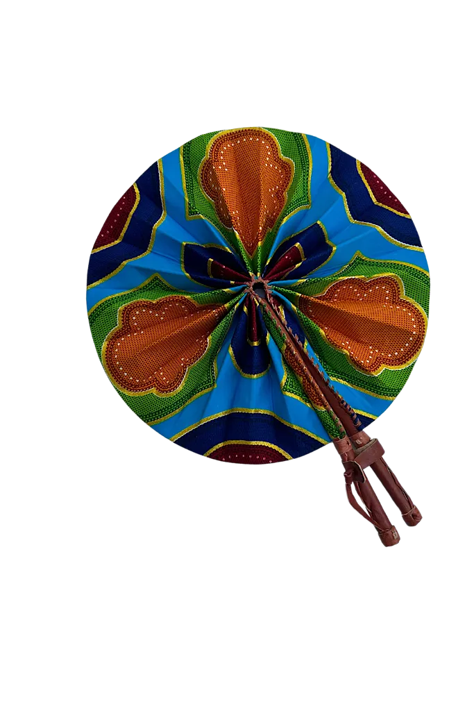 Royalty Ankara Foldable Fan