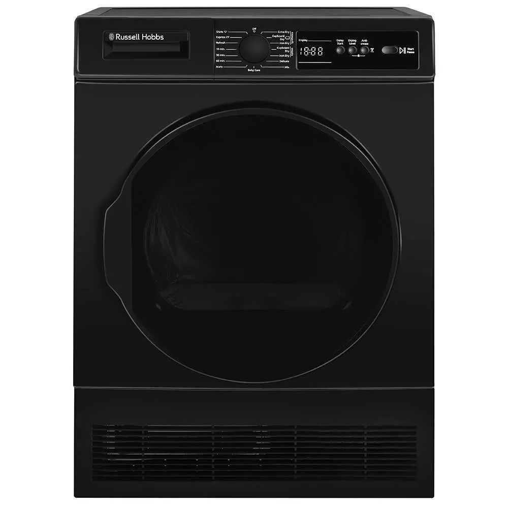 Russell Hobbs RH8CTD111B 11 Series 8kg Condenser Dryer -B Rated- Black