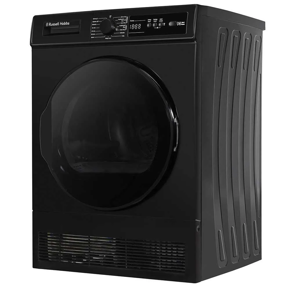 Russell Hobbs RH8CTD111B 11 Series 8kg Condenser Dryer -B Rated- Black