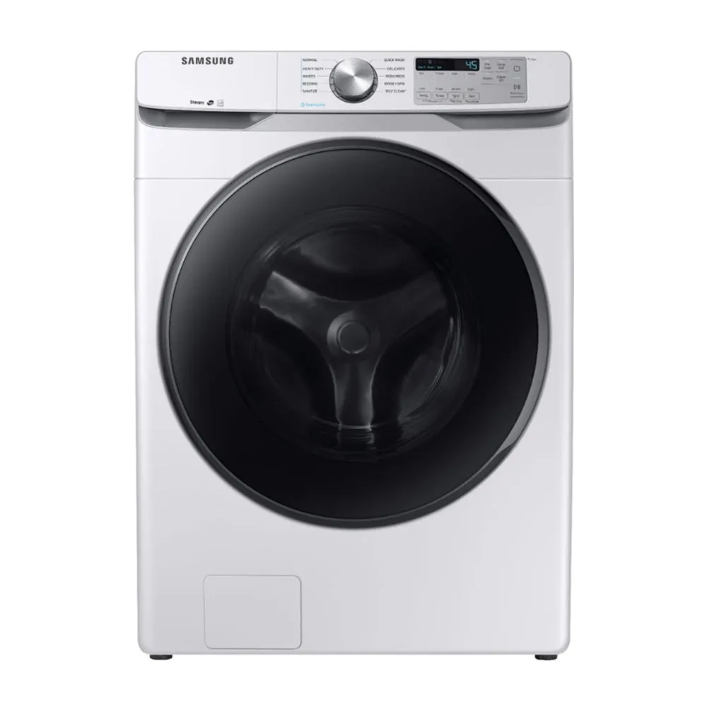 Samsung - 4.5 Cu. Ft. 10 Cycle High Efficiency Front Loading Washer with Steam - White