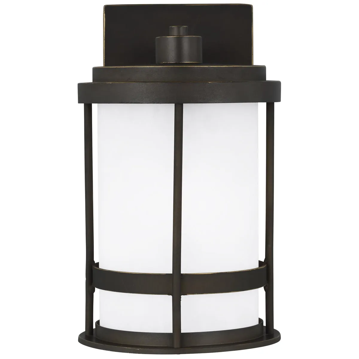 Sea Gull Lighting Wilburn Small 1-Light Outdoor Wall Lantern