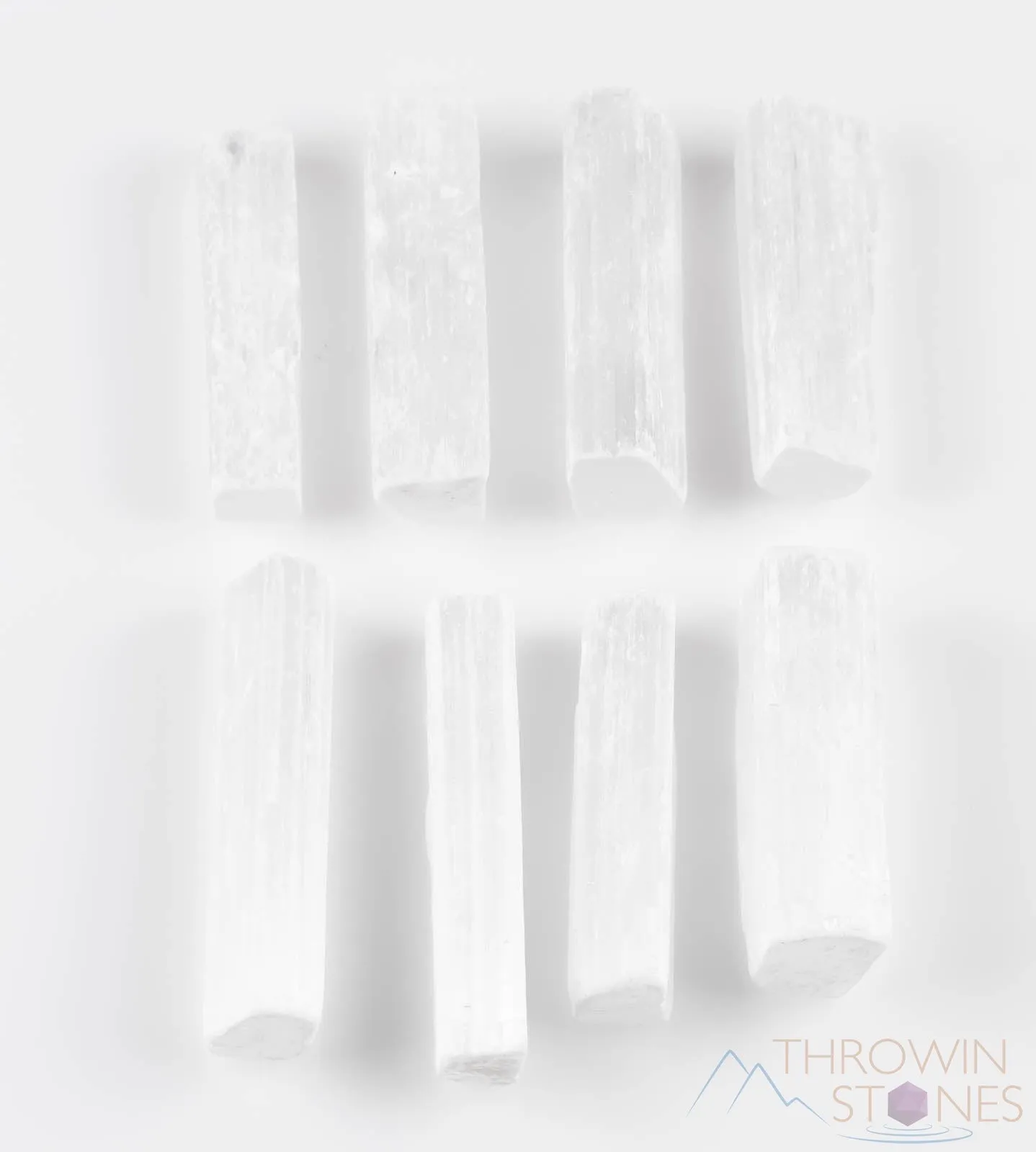 SELENITE WAND - Raw Crystals, Selenite Sticks, Crystal Wand, Selenite Charging Station,  E1022