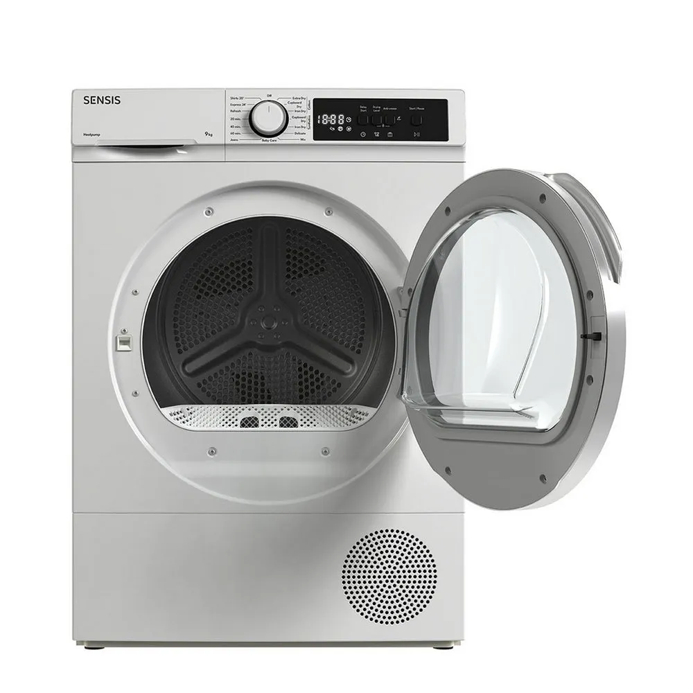 Sensis TDHF019A2W 9kg Heat Pump Tumble Dryer White