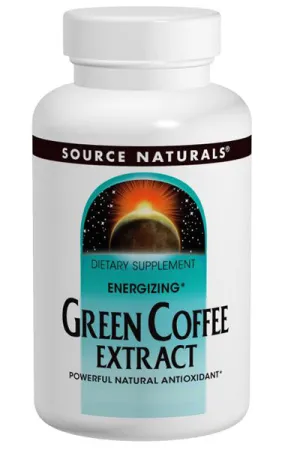 SOURCE NATURALS - Energizing Green Coffee Extract 500 mg - 30 Tablets