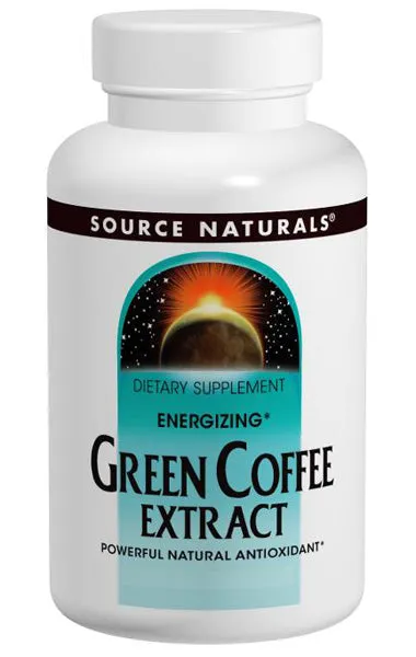 SOURCE NATURALS - Energizing Green Coffee Extract 500 mg - 30 Tablets