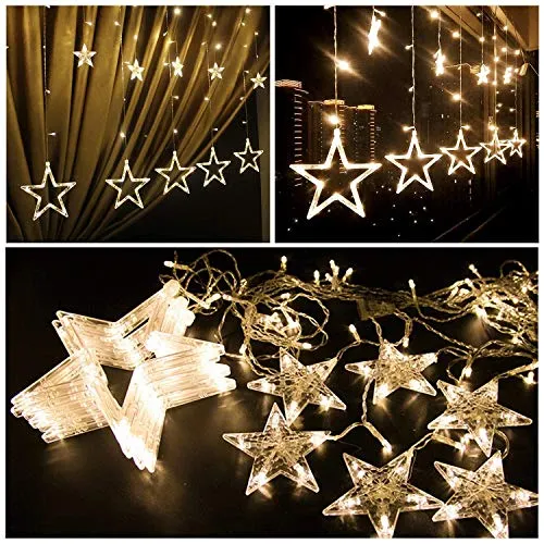 Star String Lights for Bedroom with 8 Lighting Modes