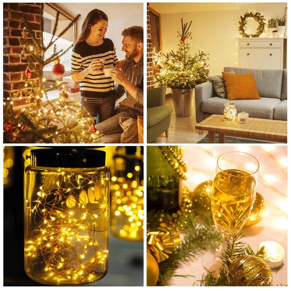 String led Wine Bottle with Cork 20 LED Bottle Lights Battery Cork  for Party Wedding Christmas Halloween Bar Decor Warm White