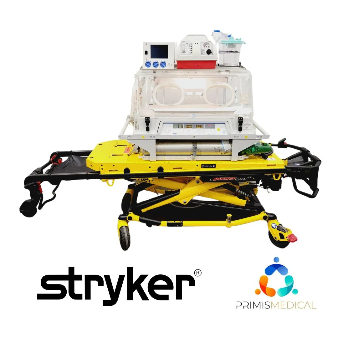 Stryker Power Pro IT Ambulance Cot w/ Drager Isolette TI500 700LB Capacity 6516