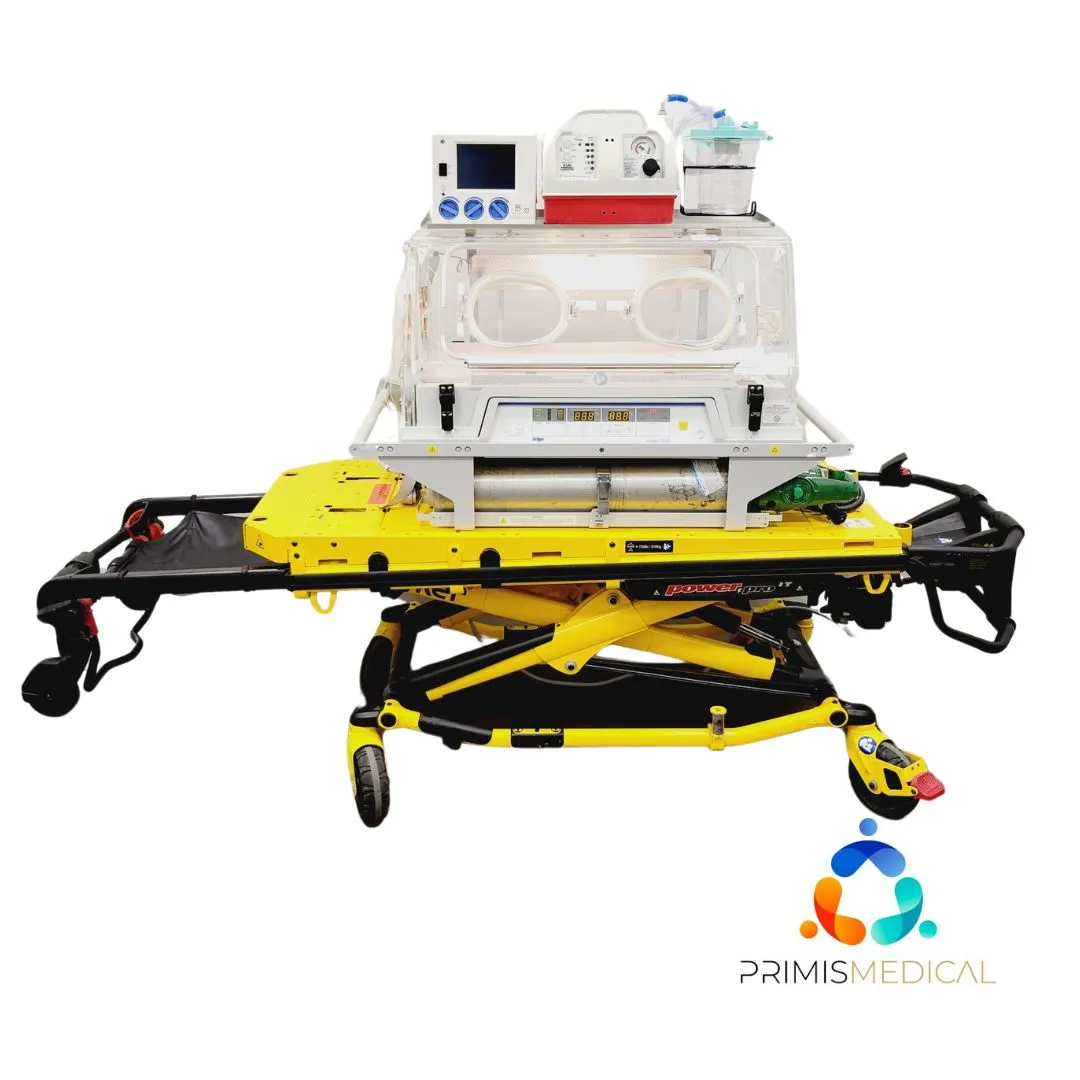 Stryker Power Pro IT Ambulance Cot w/ Drager Isolette TI500 700LB Capacity 6516