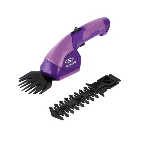 Sun Joe HJ604C-PRP 2-in-1 Cordless Grass Shear   Hedger | 7.2 V (Purple)