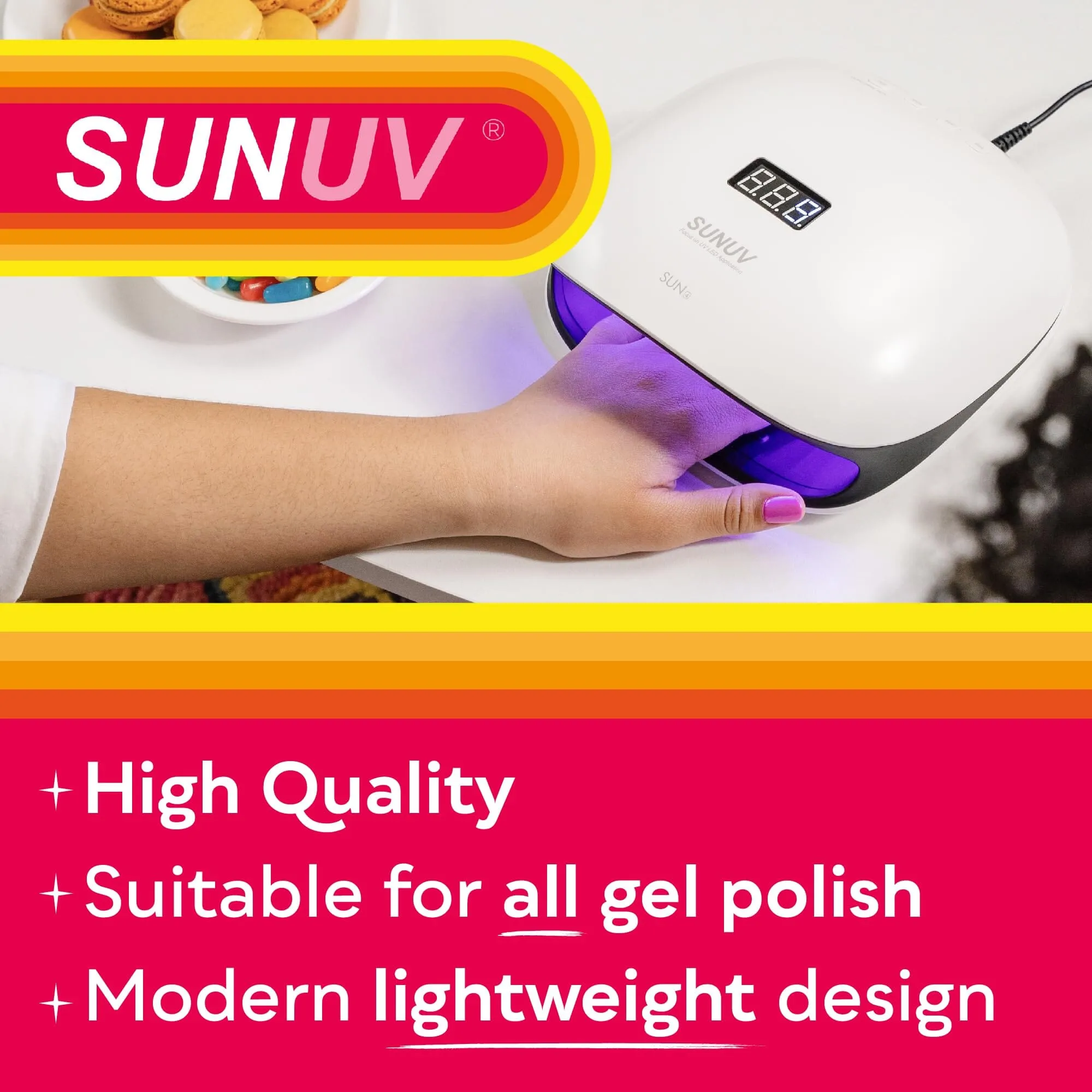 SUNUV SUN4 48W UV LED Nail Lamp