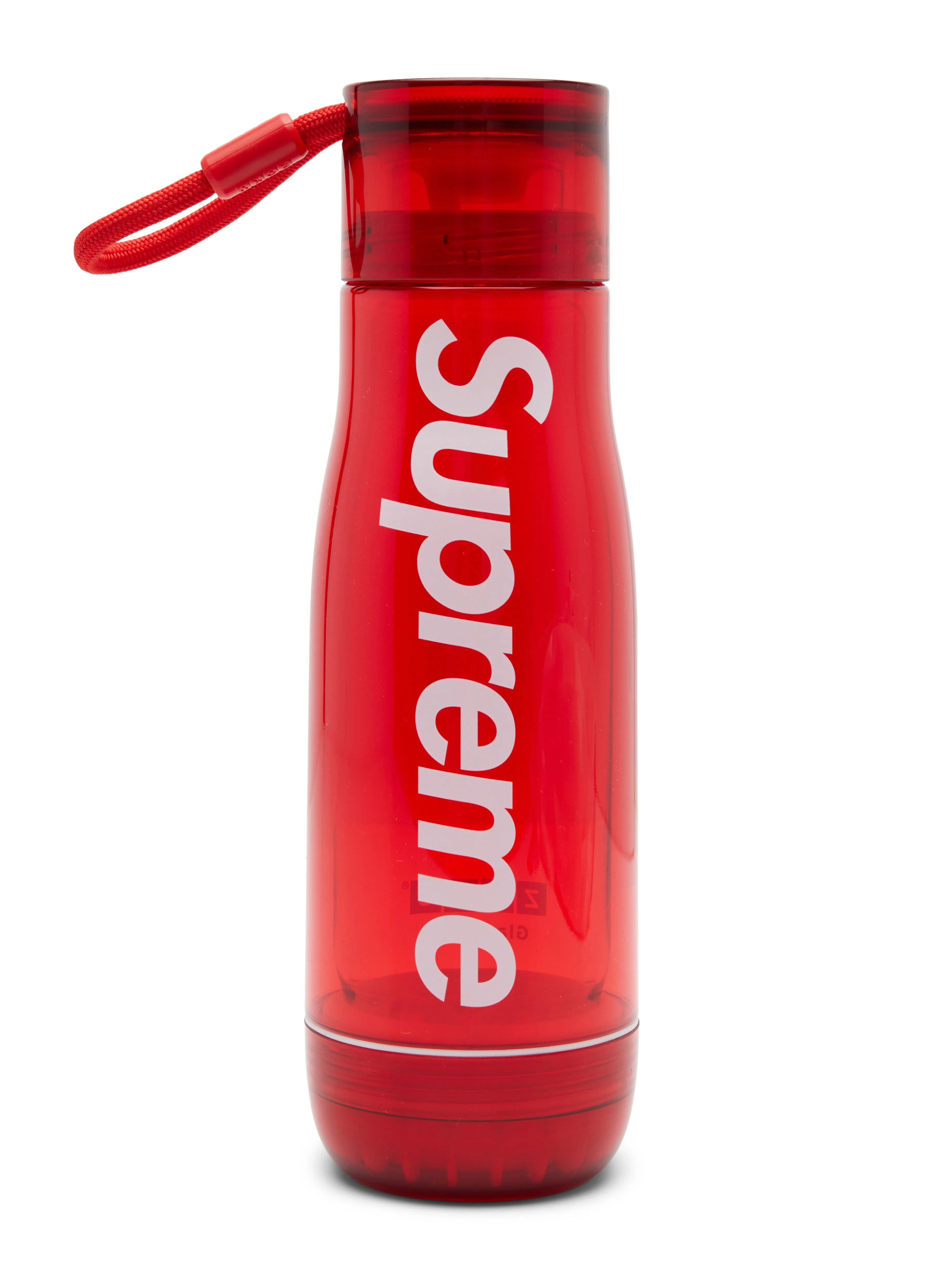 Supreme Zoku Glass Core 16 oz. Bottle Red