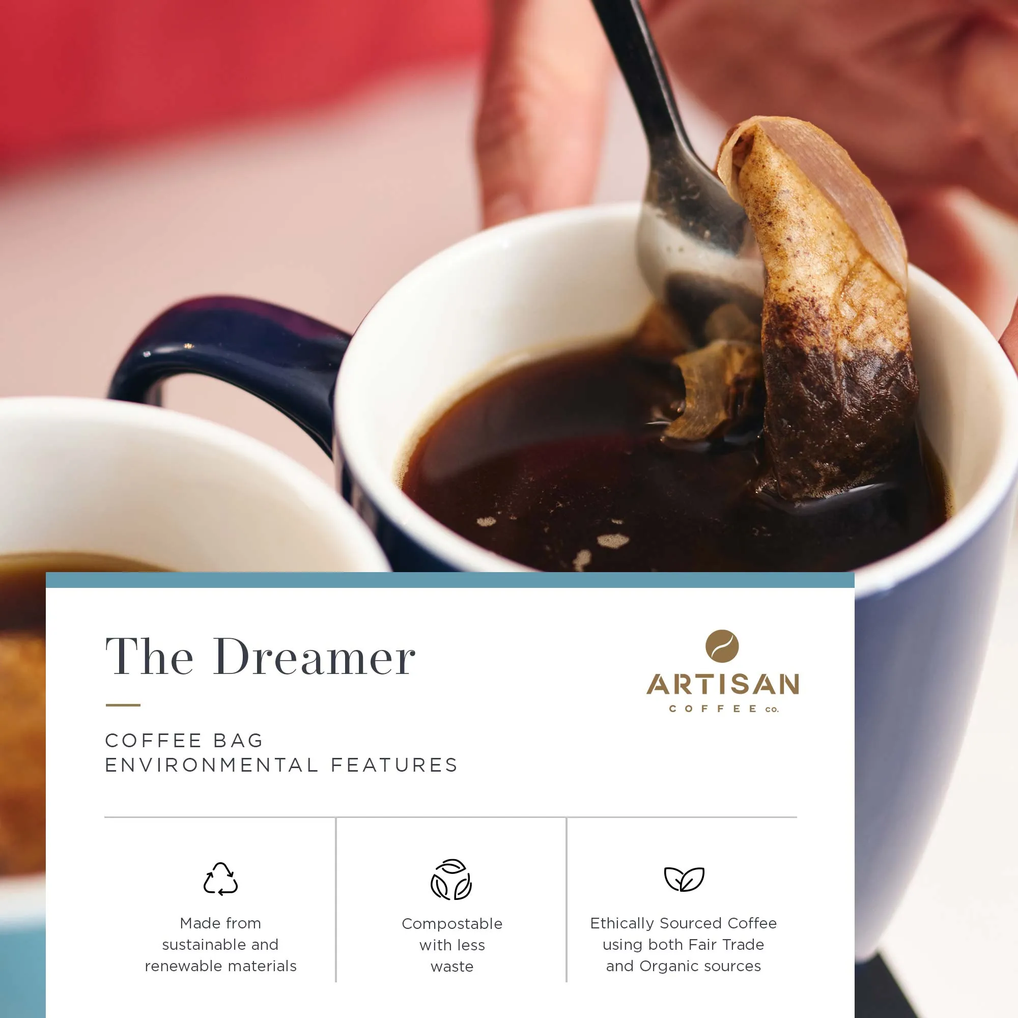 The Dreamer Decaf Coffee Bag